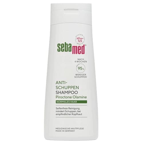 Sebamed Anti-Schuppen Shampoo 200 ml, bis zu 95% weniger Schuppen nach nur 4 Wochen, für normales Haar, zur täglichen Haarwäsche geeignet, Schuppen Shampoo für Männer und Frauen Vegan