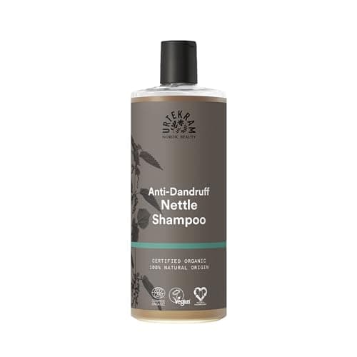 Urtekram Brennnessel Shampoo für trockene Kopfhaut, Linderung von Reizungen, Beruhigendes Anti schuppen Shampoo, Brennessel & Aloe Vera, Bio Haarpflege, natürliche Inhaltsstoffe, 500 ml (1er Pack) - Bio - Öko - Vegan