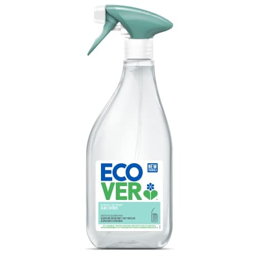 Ecover Glasreiniger (500 ml) - nachhaltiger Glas- und Fensterreiniger mit pflanzenbasierten Inhaltsstoffen und Bio-Tensiden - Bio - Öko - Vegan