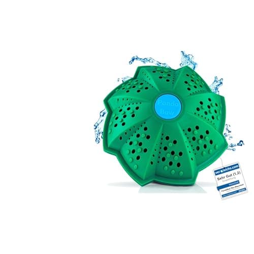 PandaBaw® Öko Waschball [NOTE: SEHR GUT] - Waschen ohne Waschmittel - Waschkugel für Waschmaschine - Bio Waschmittel Allergiker - Nachhaltige Produkte - 3in1 Wäscheball Set - Bio - Öko