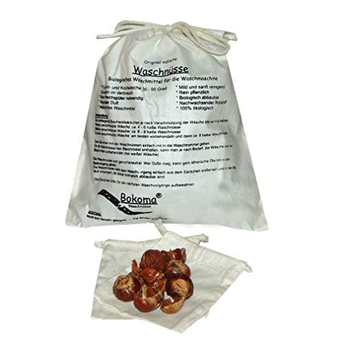 1 kg Waschnüsse aus Pakistan 2 Beutel je ca. 500 g im Baumwollbeutel mit je 2 Portionsbeuteln Bio Öko Vegan