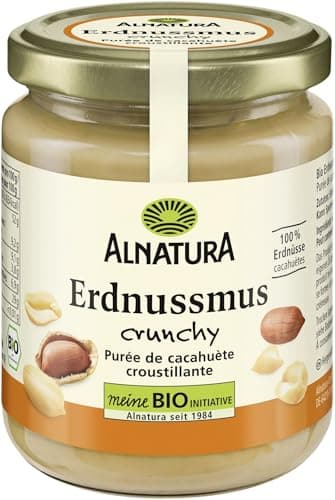 ALNATURA Erdnuss Mus crunchy mit Erdnussstuckchen 250g - Bio
