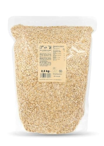KoRo - Bio Haferflocken Kleinblatt 4 x 2,5 kg - Extra-Zarte Haferflocken - 100% Bio-Qualität - Frühstücks-Allrounder - Ballaststoffreich - Bio