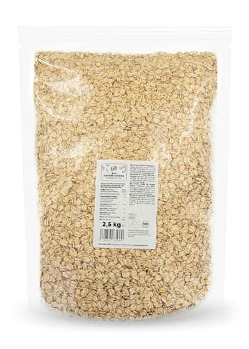 KoRo - Bio Haferflocken Großblatt 4 x 2,5 kg - Küchenallrounder - Proteinquelle und Ballaststoffreich - Frei von Zusätzen - Bio