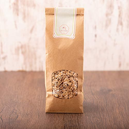 süssundclever.de® Bio Dinkelflocken | aus Brandenburg | 2,0 kg (2 x 1,0 kg) | plastikfrei und ökologisch-nachhaltig abgepackt - Bio - Öko